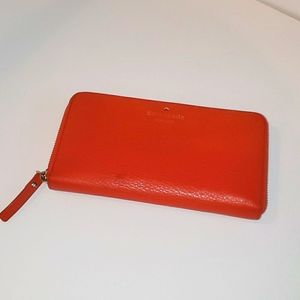 Kate Spade Continental Wallet Orange